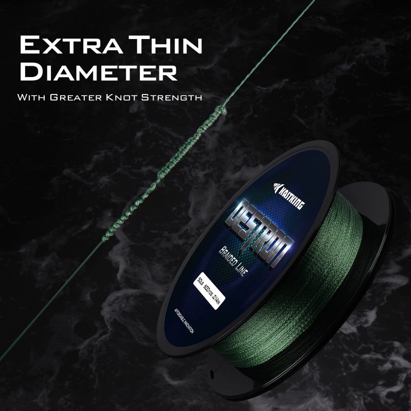 KastKing Destron Braided Fishing Line, Coastal Blue, 40LB, 300Yds - Image 4